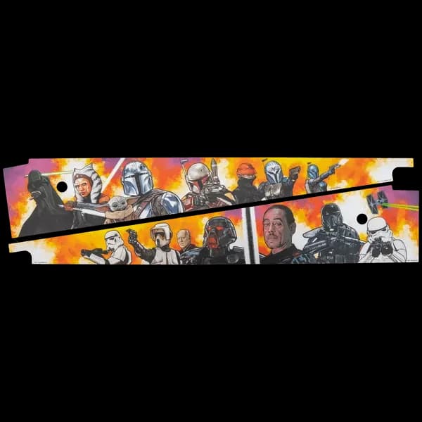 The Mandalorian Pinball Art Blades