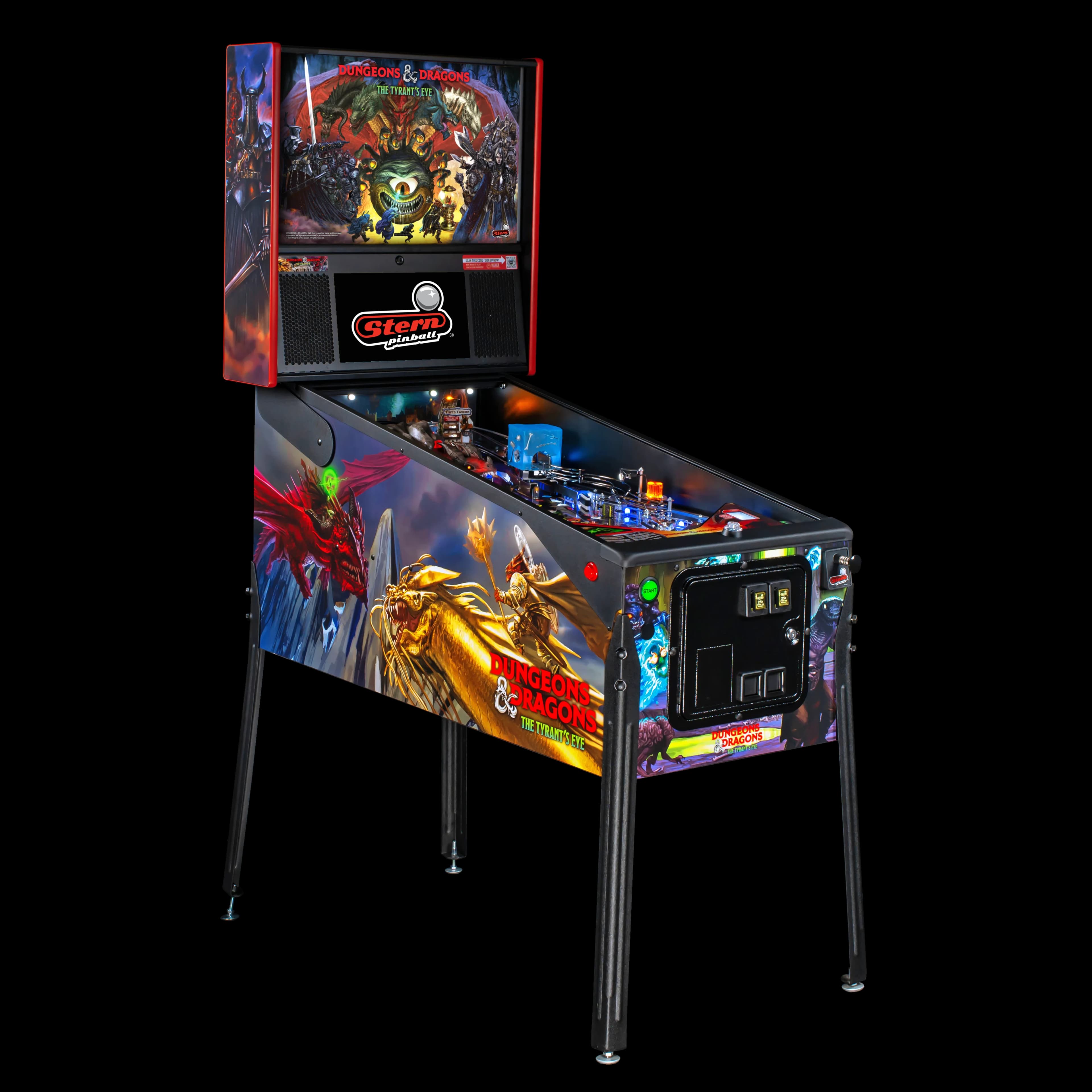 Dungeons & Dragons: The Tyrant's Eye Premium Pinball Machine by Stern